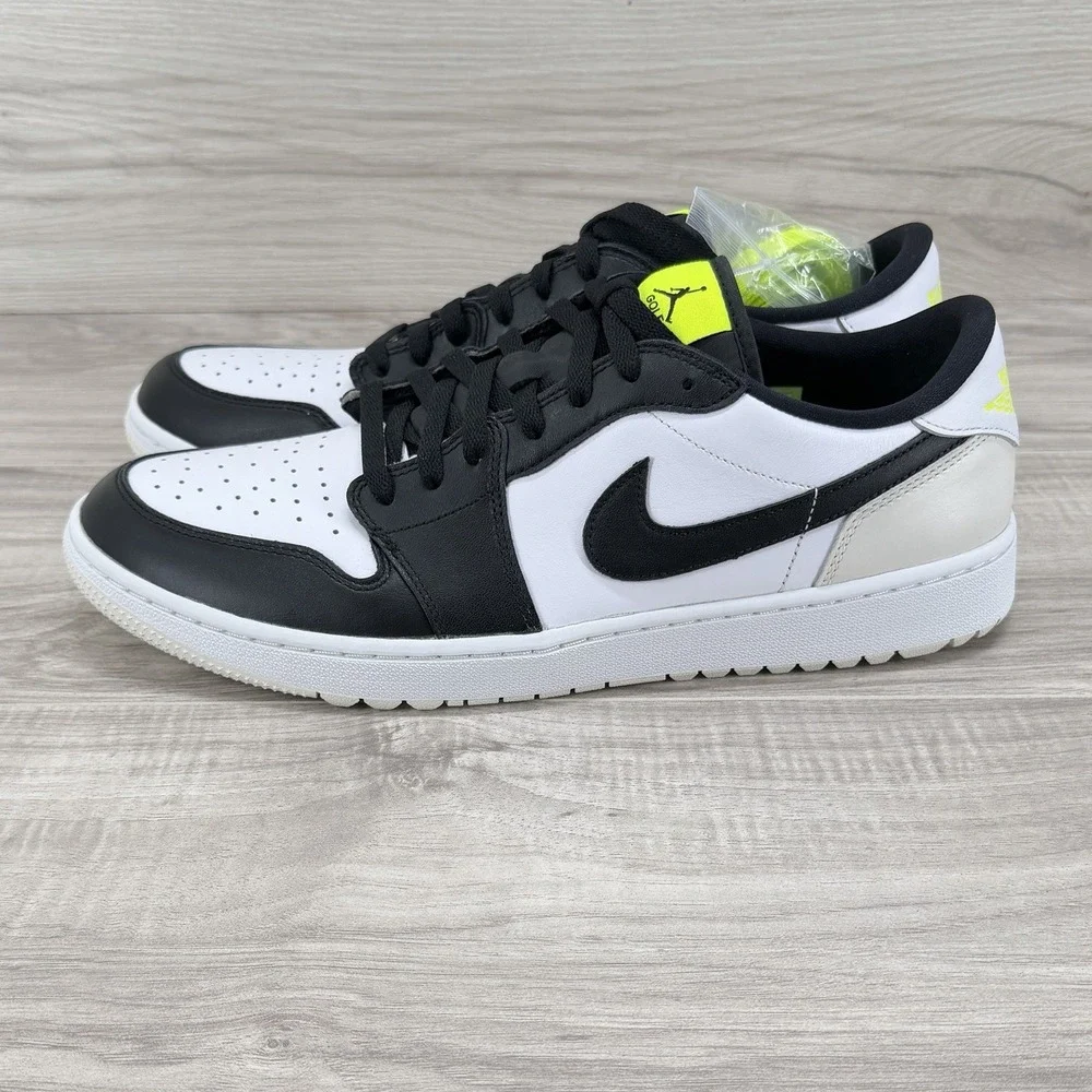 Nike Air Jordan 1 Low Golf Shoes White Phantom Volt Men's Size 13 DD9315-108